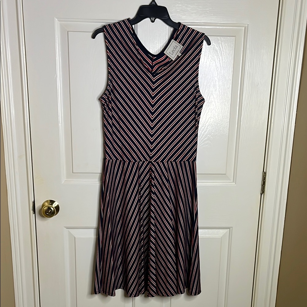 Striped Sleeveless Dress